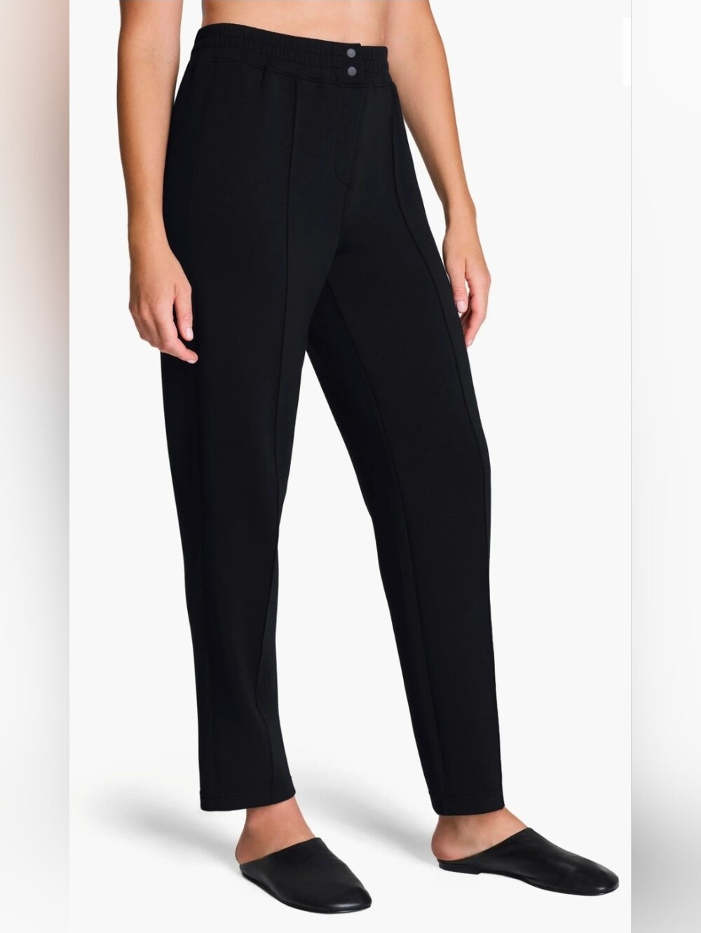 SPANX BRUSHED AIR ESSENTIAL SLIM STRAIGHT PANTS XL